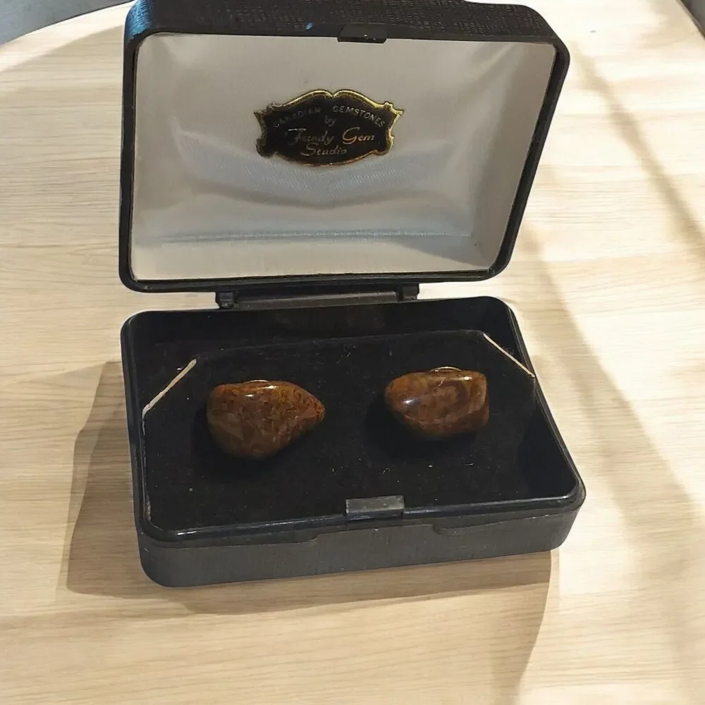 Vintage Fundy Gem Studio Cufflinks